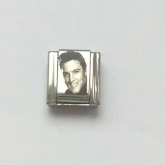 elvis presley charm for nomination bracelet
